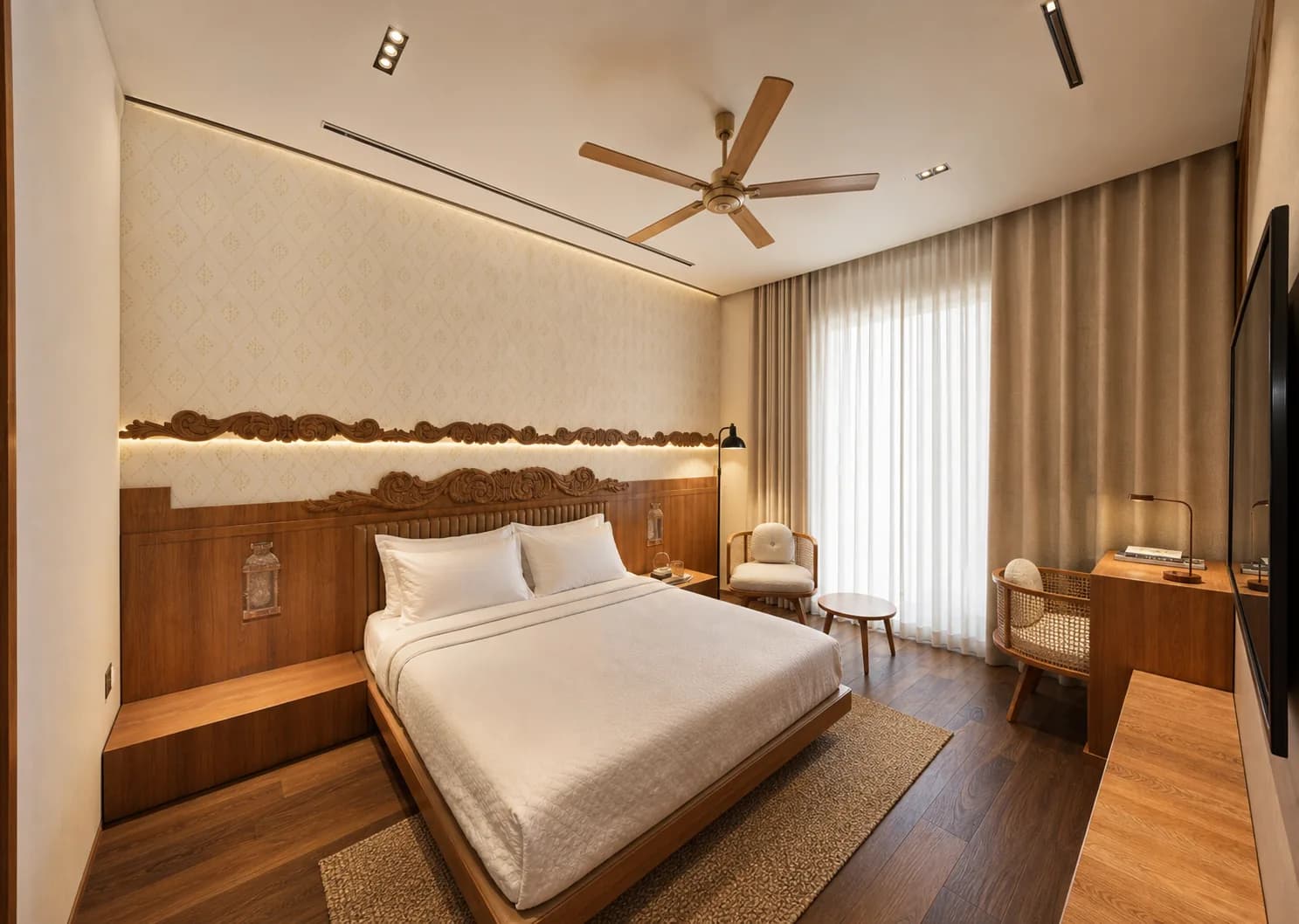 Guest room at Singh Empire